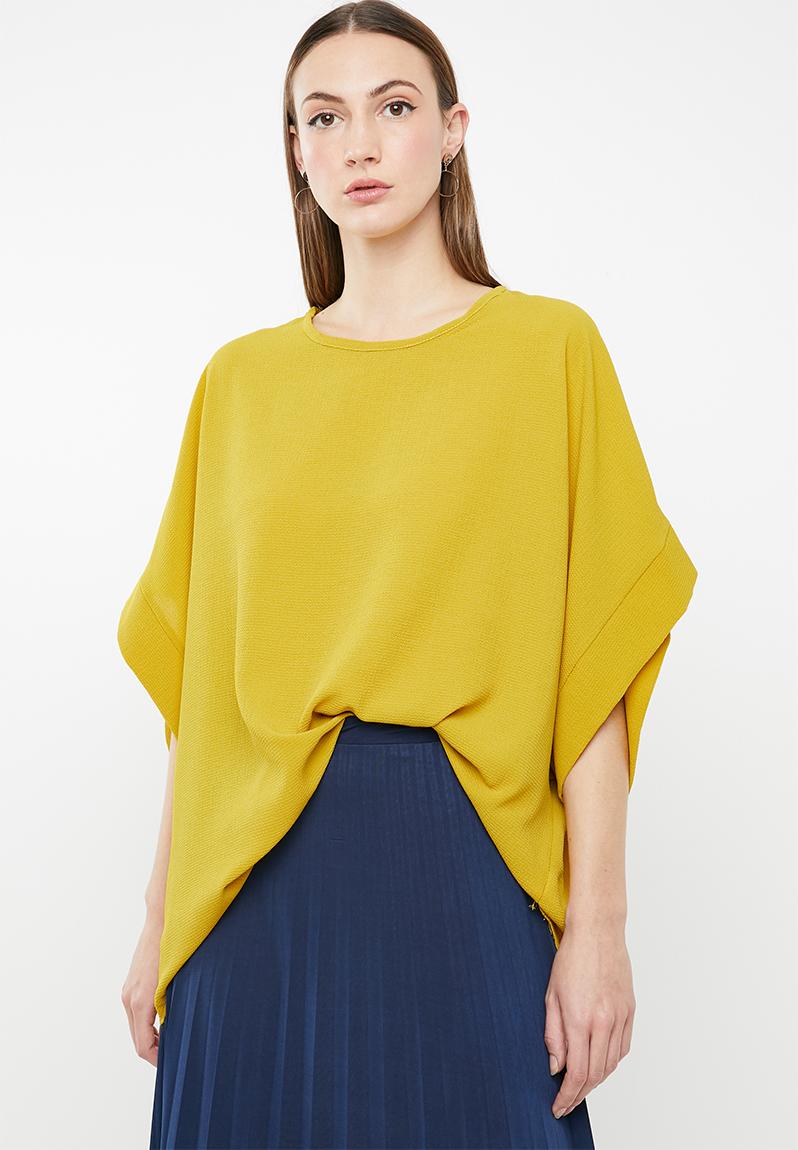 Kimono sleeve blouse - Mustard edit Blouses | Superbalist.com