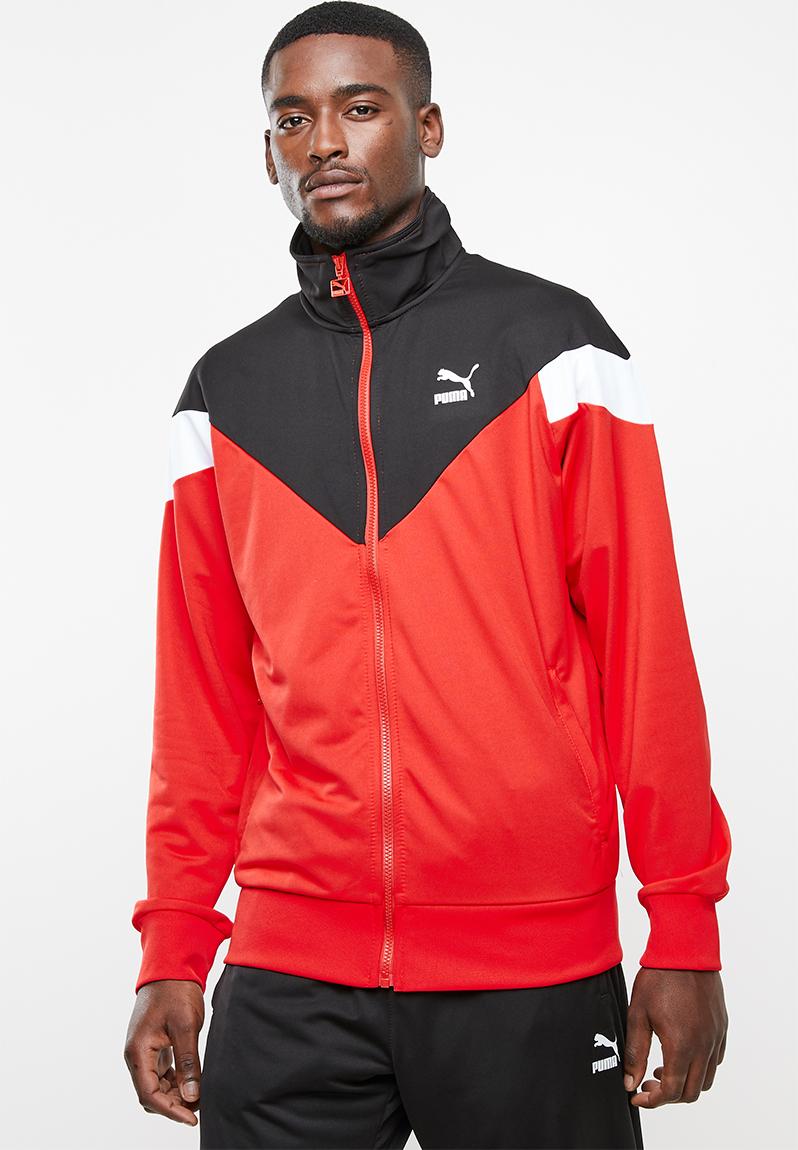 Iconic mcs track jacket - red PUMA Hoodies, Sweats & Jackets ...