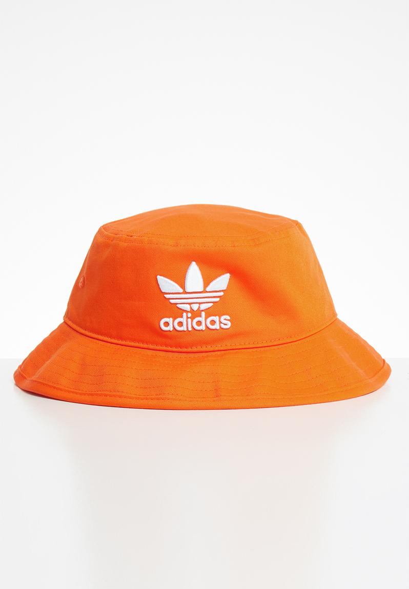 adidas orange bucket hat