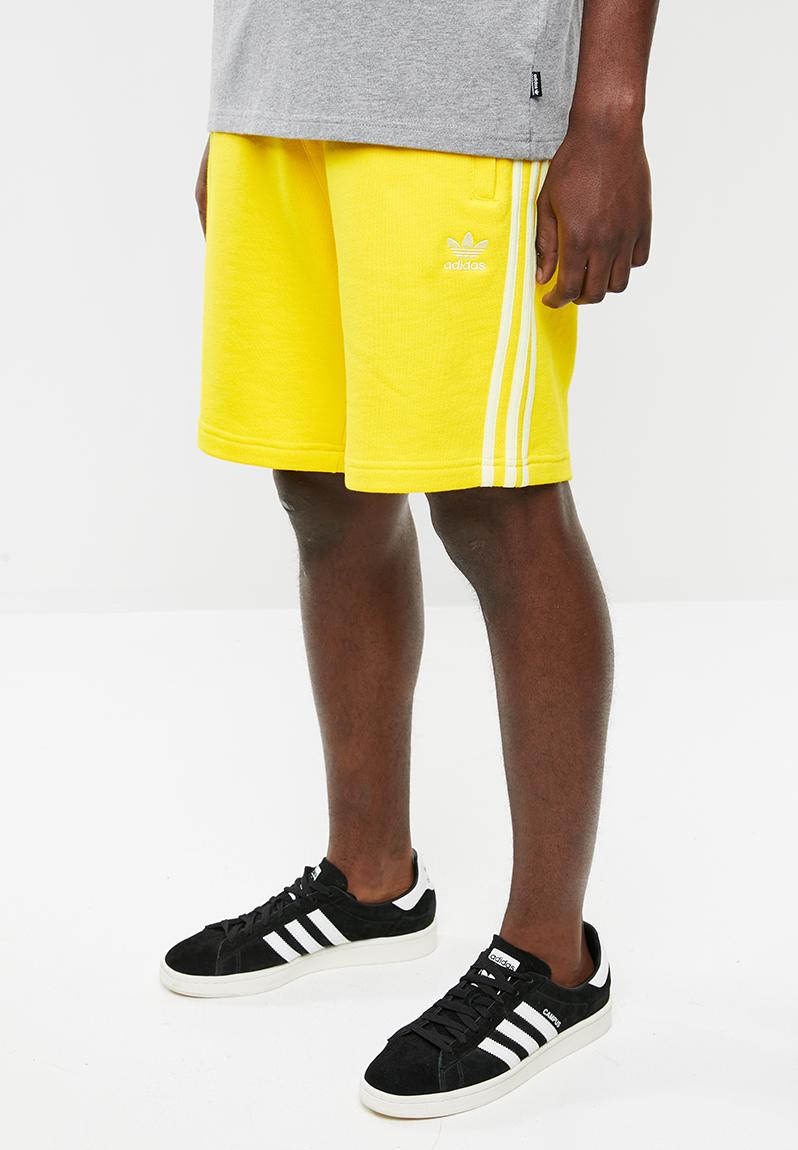 Blc 3-stripe short - yellow adidas Originals Sweatpants & Shorts | Superbalist.com