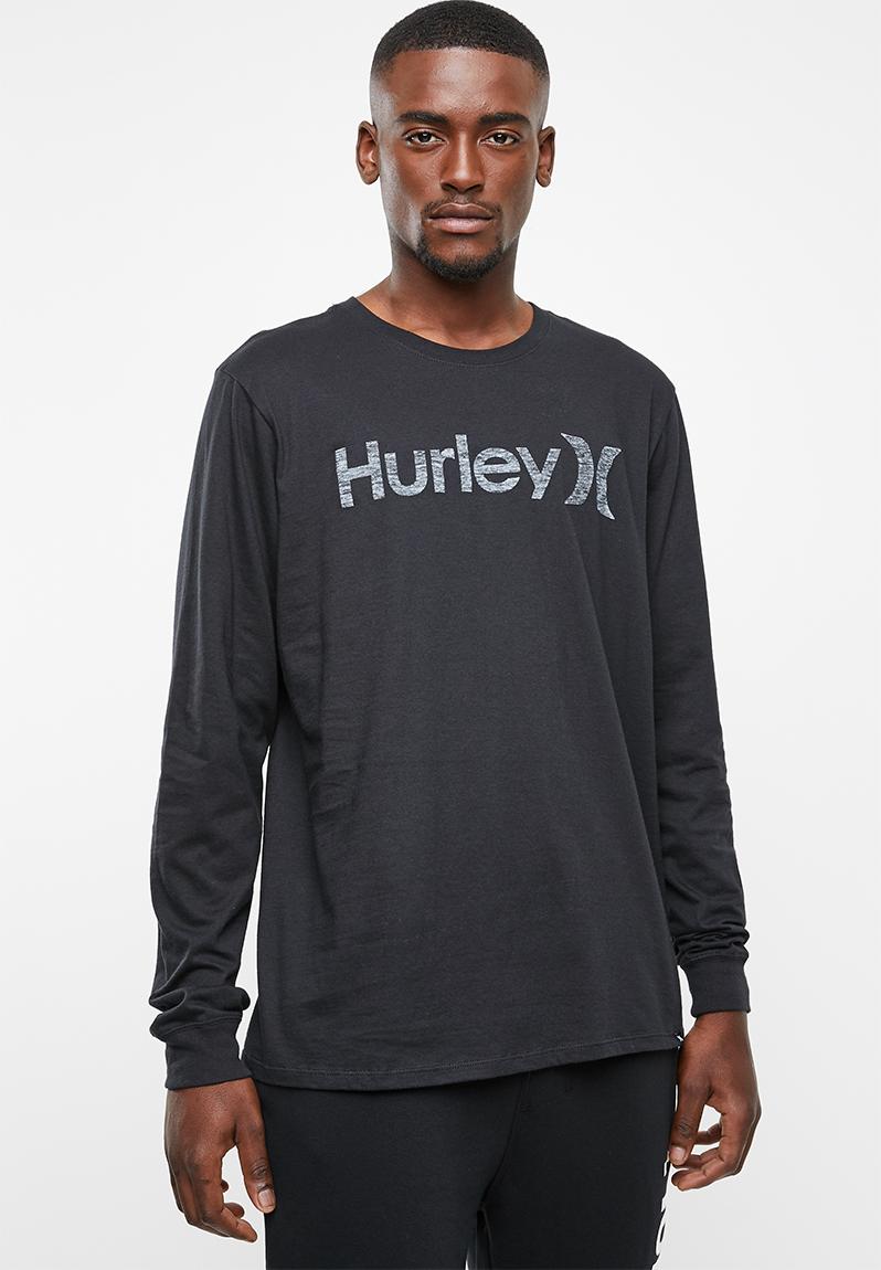 One & only long sleeve tee - black Hurley T-Shirts & Vests ...