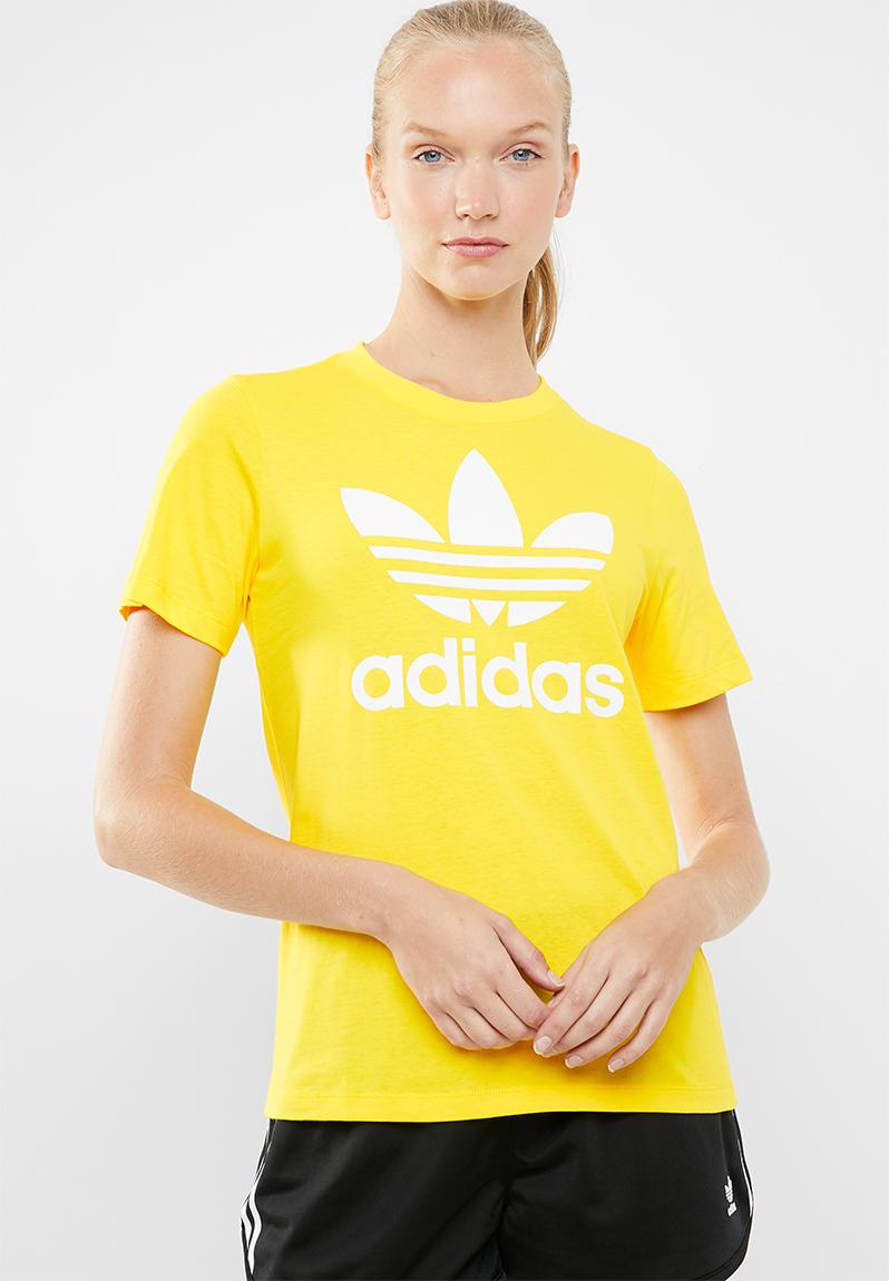 Trefoil tee - yellow adidas Originals T-Shirts | Superbalist.com