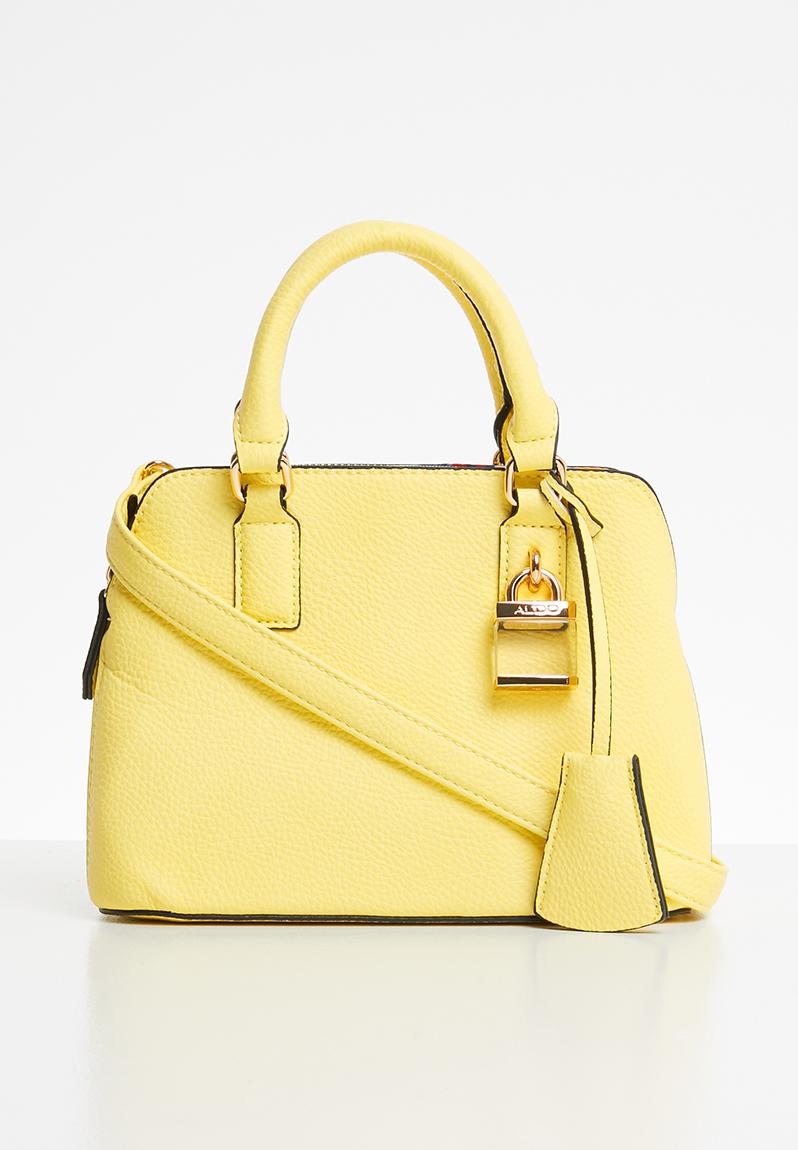 aldo yellow purse