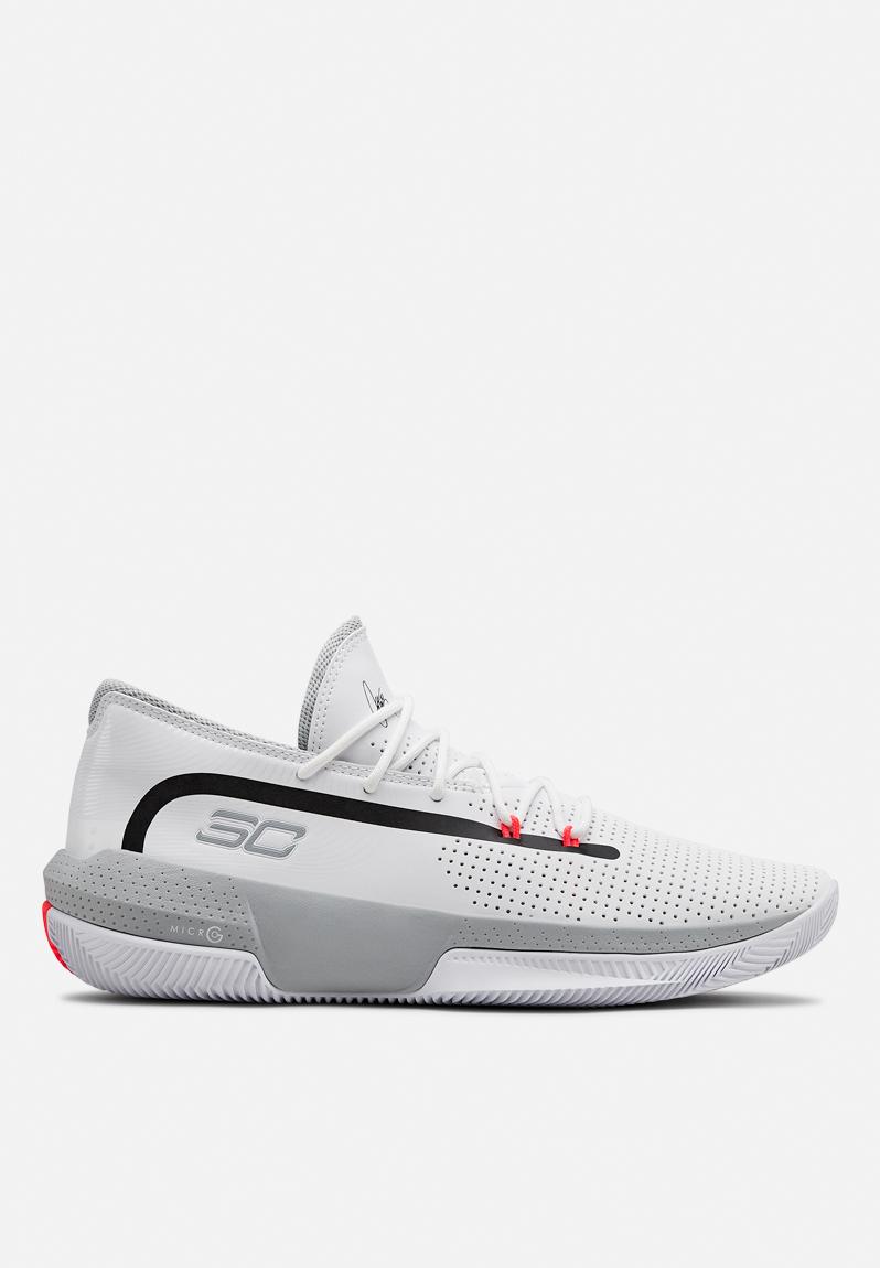 Ua sc 3zer0 iii - 3022048-100 - white / mod gray Under Armour Trainers ...