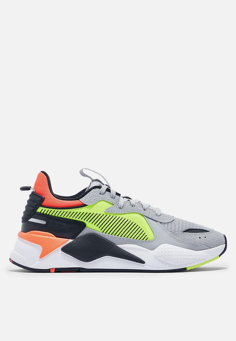 puma rsx high rise yellow alert