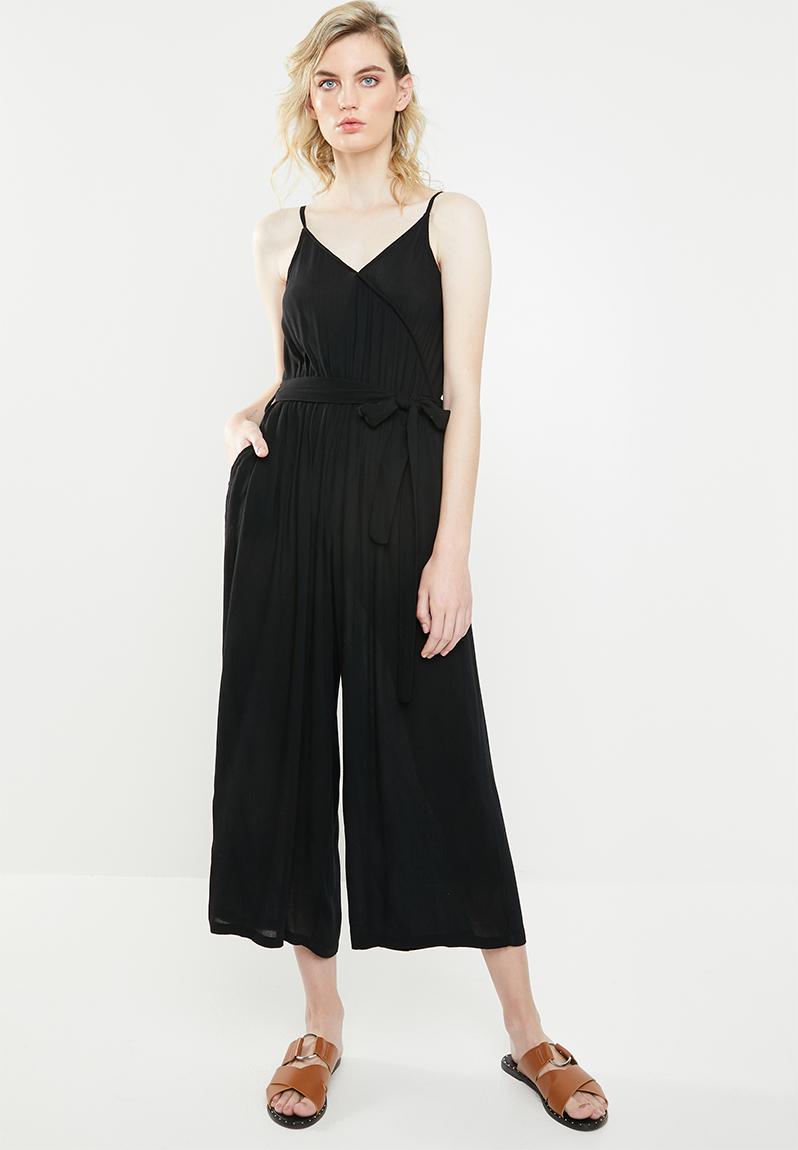 Morning culotte jumpsuit - black Vero Moda Jumpsuits & Playsuits ...