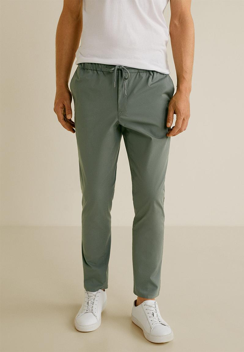 Roma 4 trousers - khaki green MANGO Formal Pants | Superbalist.com