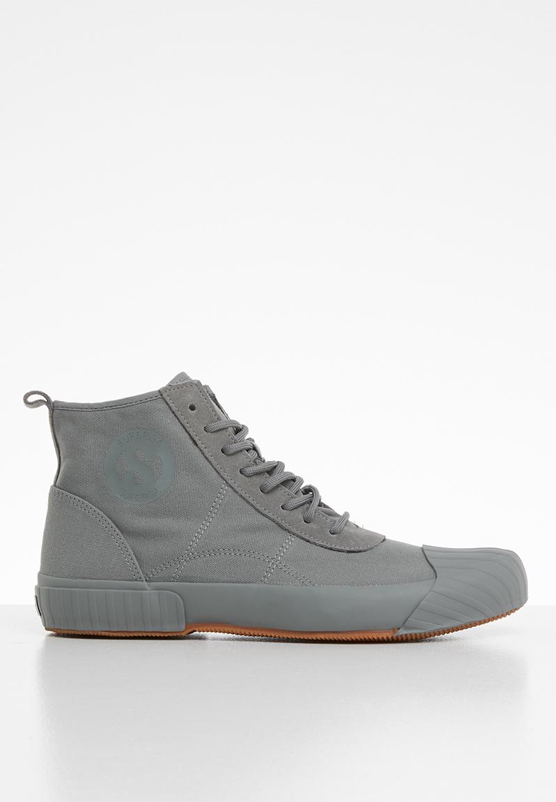 228 Cotu canvas logo boot - s000e40-c20 - full grey sage SUPERGA ...