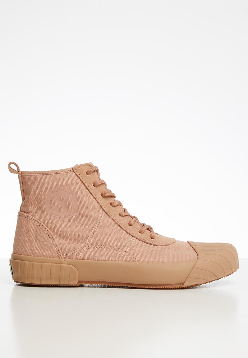 228 Cotu canvas logo boot - s000e40-f88 - rose mahogany SUPERGA ...