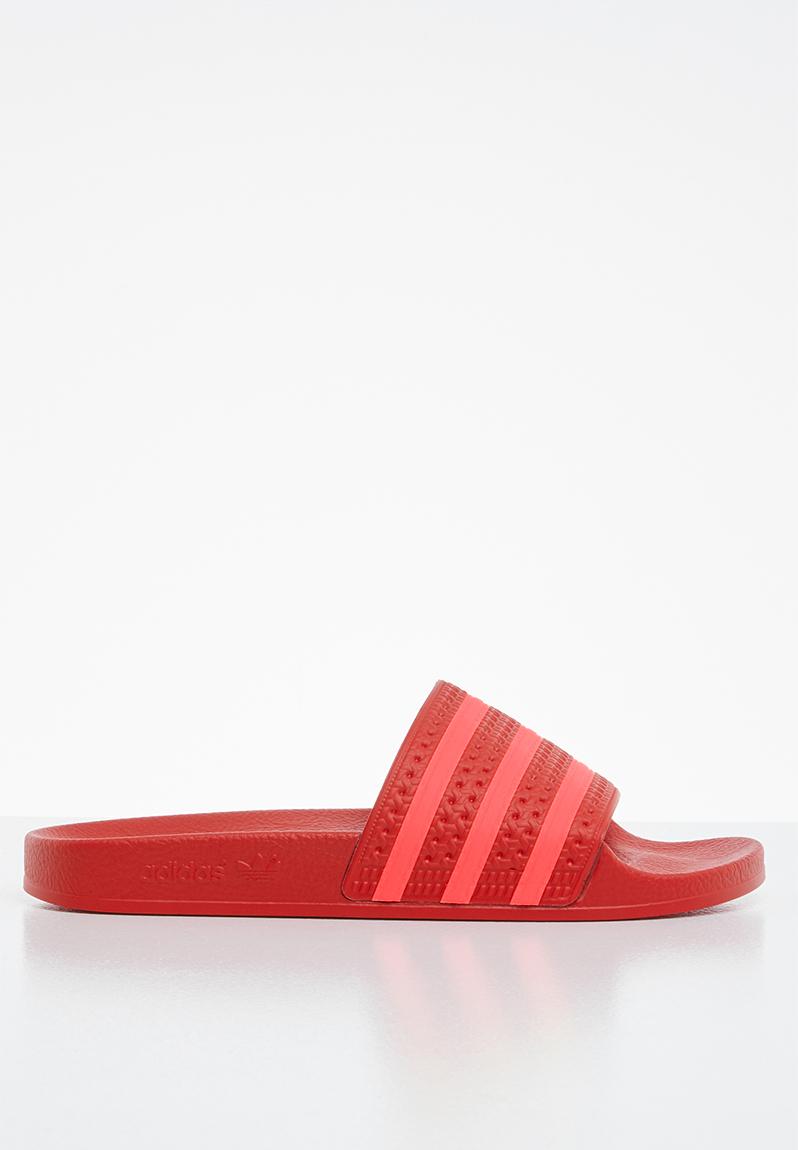 Adilette - scarlet adidas Originals Sandals & Flip Flops | Superbalist.com