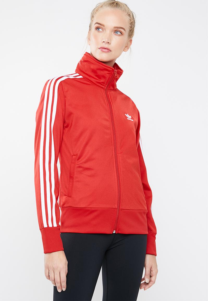 Firebird tracktop - red adidas Originals Hoodies, Sweats & Jackets ...