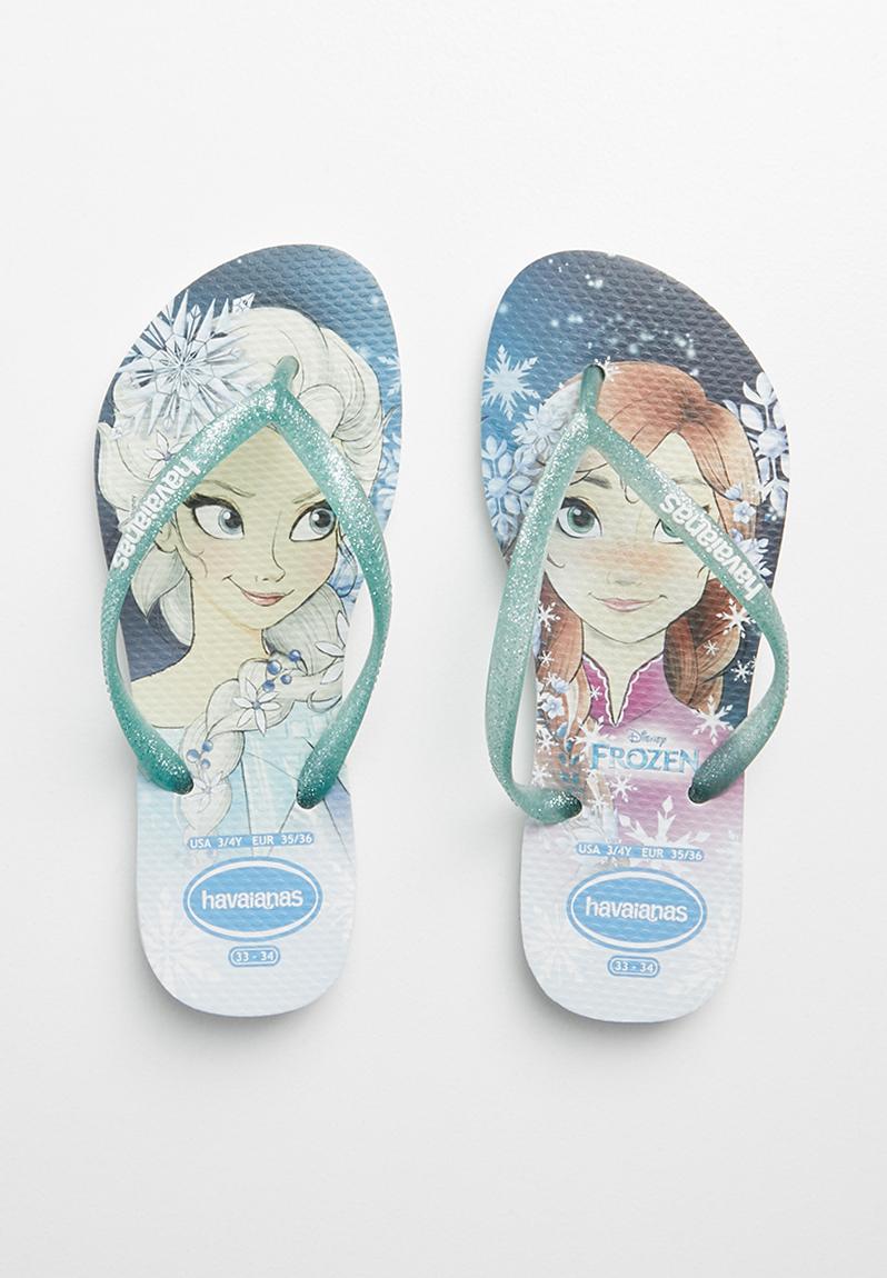 havaianas frozen flip flops