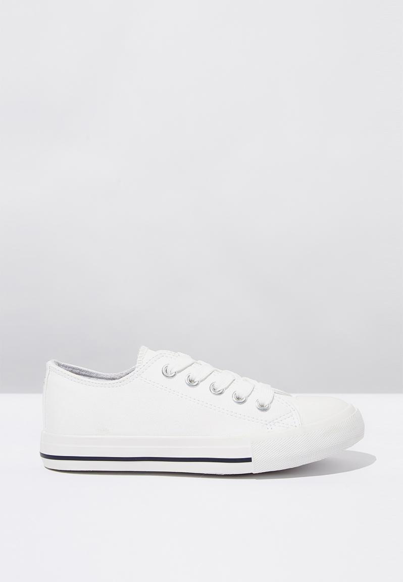 Classic trainer lace up - white smooth Cotton On Shoes | Superbalist.com