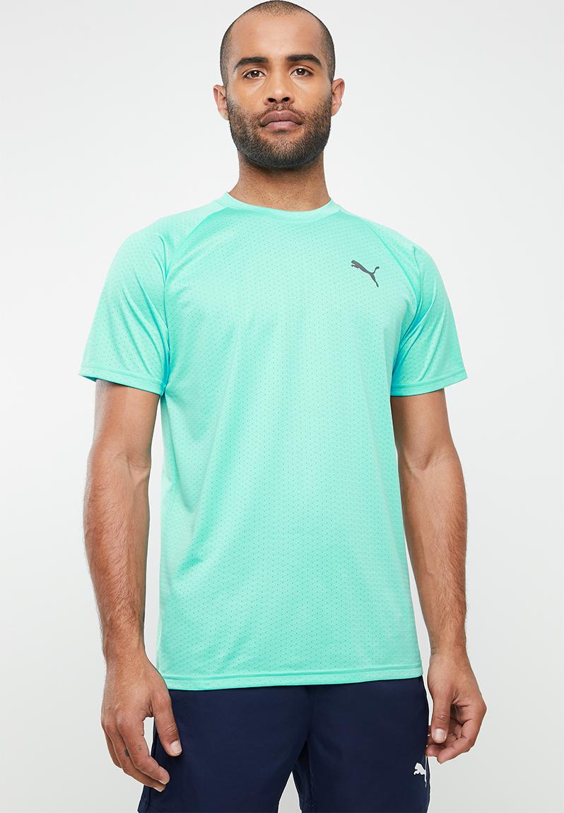 Puma short sleeve tech tee - turquoise PUMA T-Shirts | Superbalist.com
