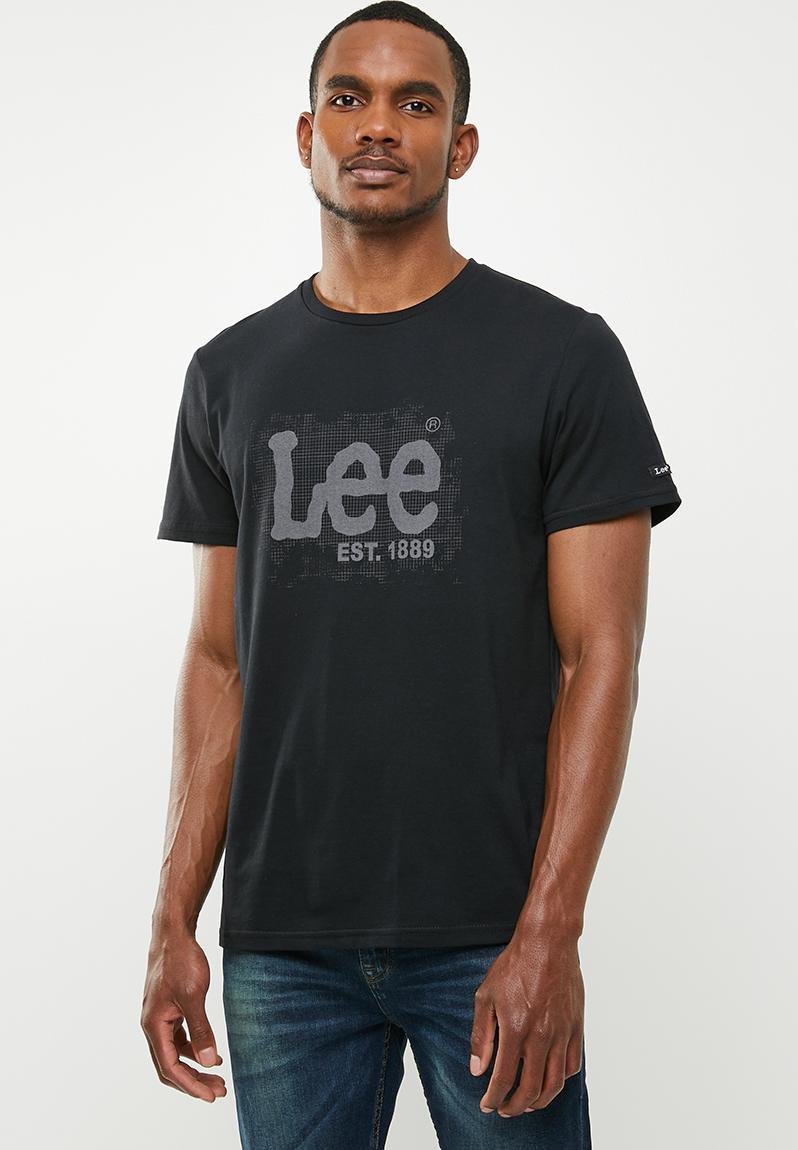 Logo printed short sleeve tee - black Lee T-Shirts & Vests ...