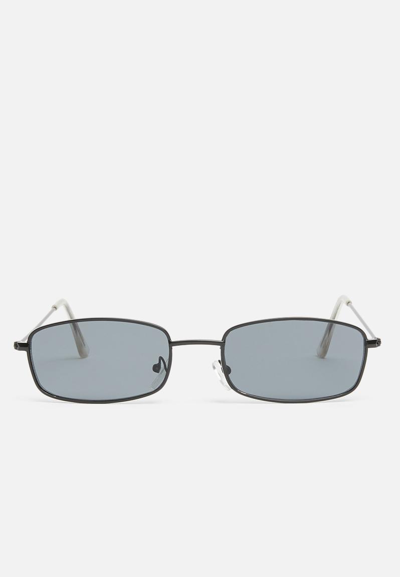 Slim rectangular sunglasses - black Superbalist Eyewear | Superbalist.com