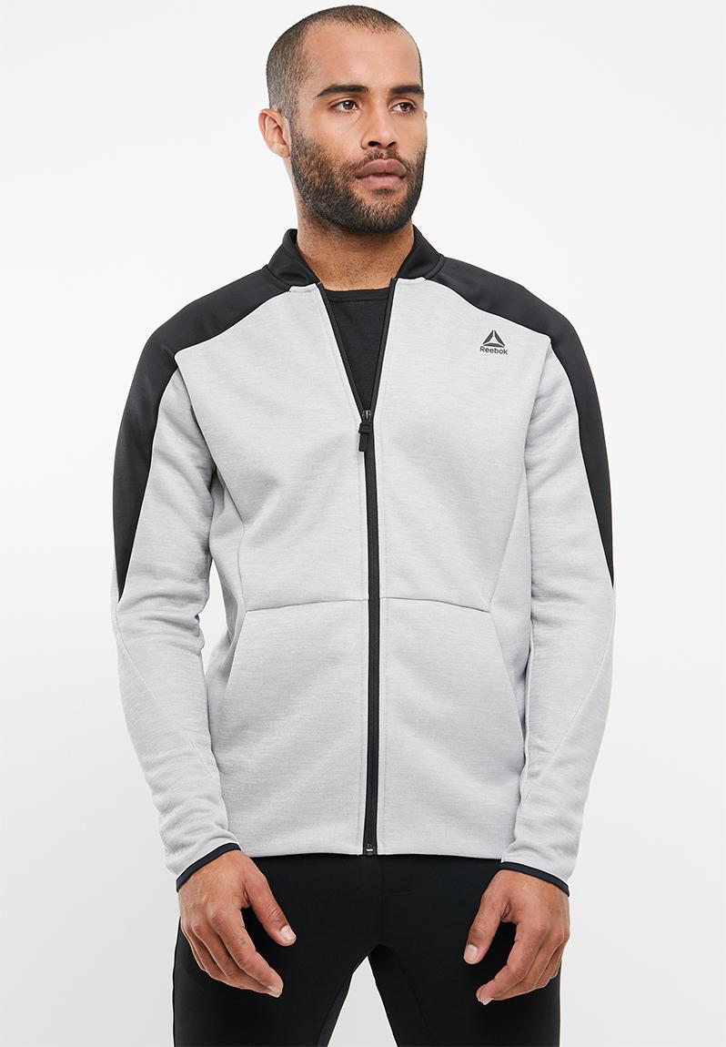 Spacer track jacket - grey & black Reebok Hoodies, Sweats & Jackets ...