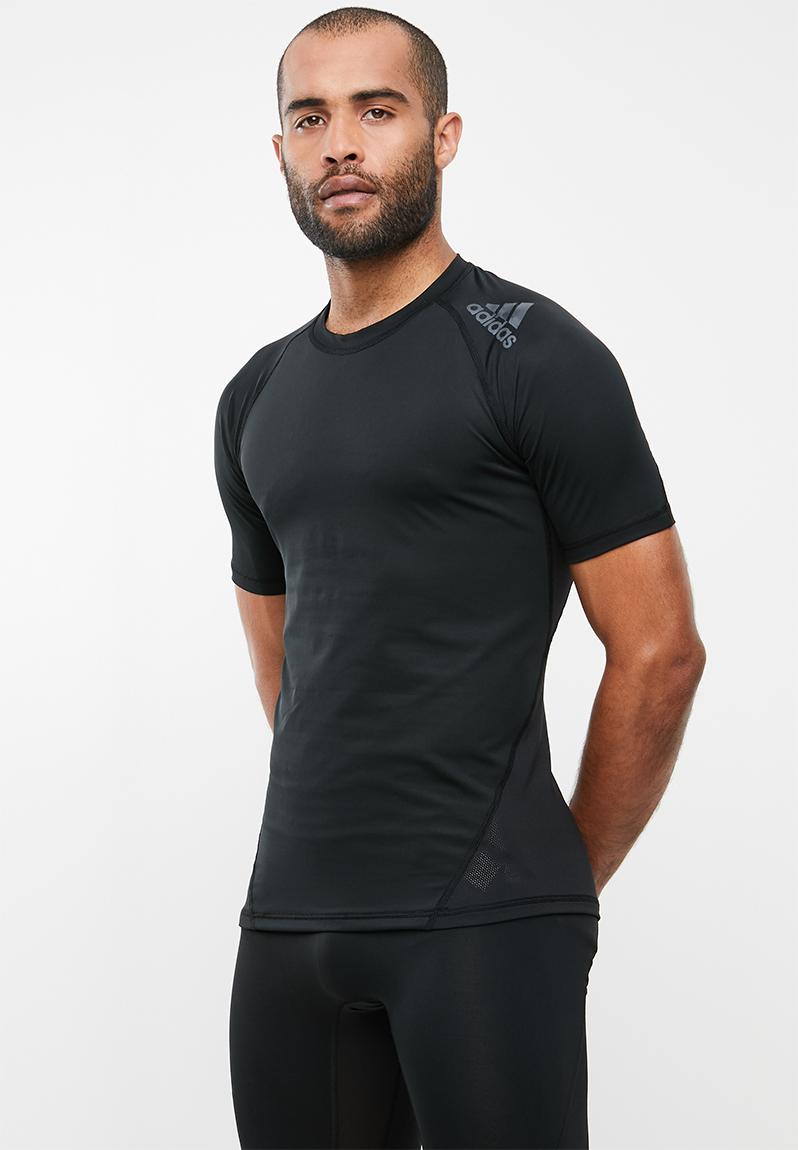 Alphaskin Short Sleeve Tee Black Adidas Performance T Shirts