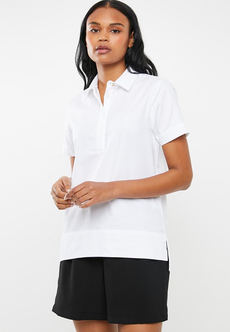 Sarah short sleeve shirt - white POLO Shirts | Superbalist.com
