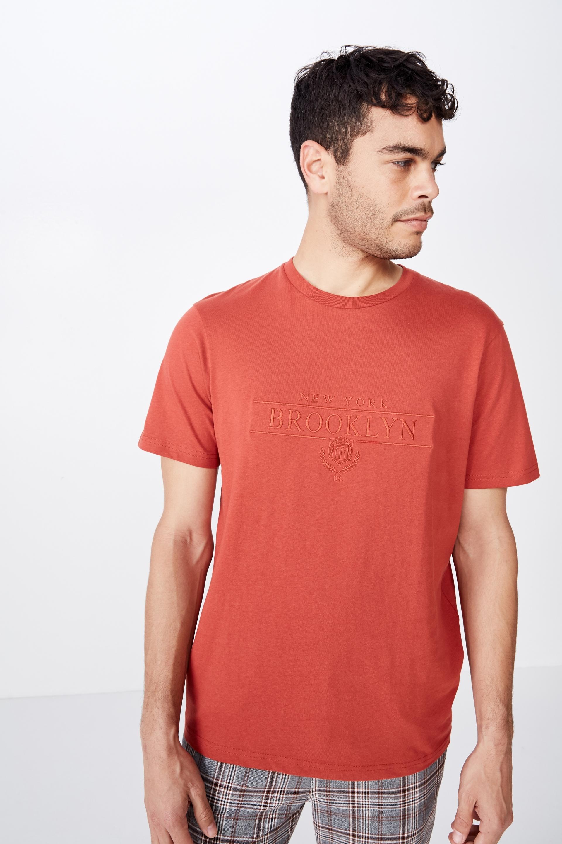 Brooklyn us tee - red Cotton On T-Shirts & Vests | Superbalist.com