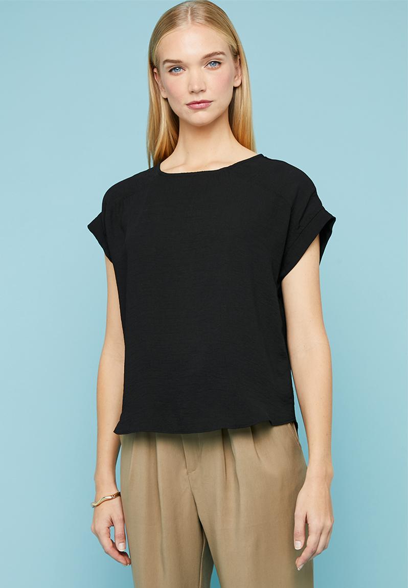 T-shirt shell blouse - black Superbalist Blouses | Superbalist.com