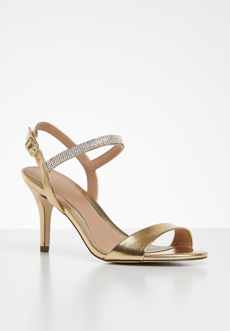 emerald strappy heels