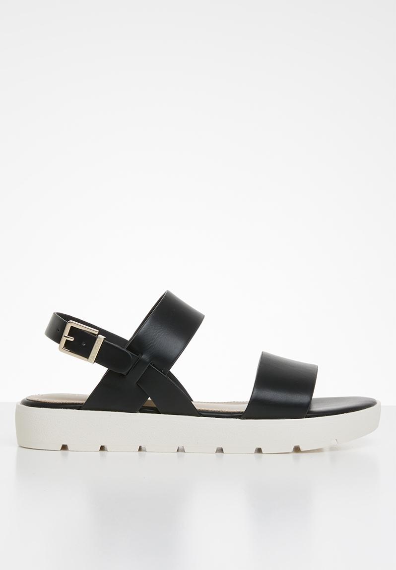 Dwylia two strap flatform sandal - black ALDO Sandals & Flip Flops | Superbalist.com