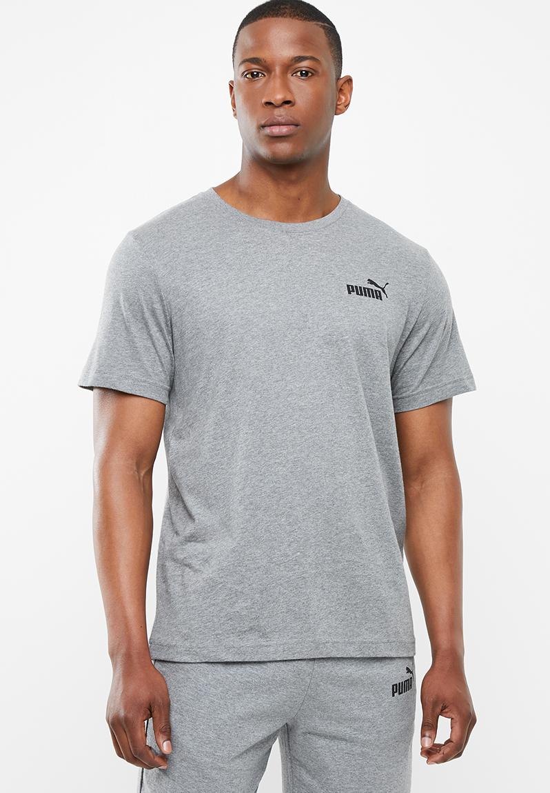 Ess small logo shorts sleeve tee - grey PUMA T-Shirts | Superbalist.com