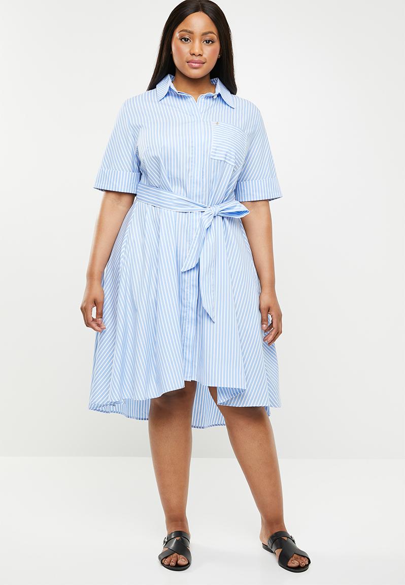 plus size polo neck dress