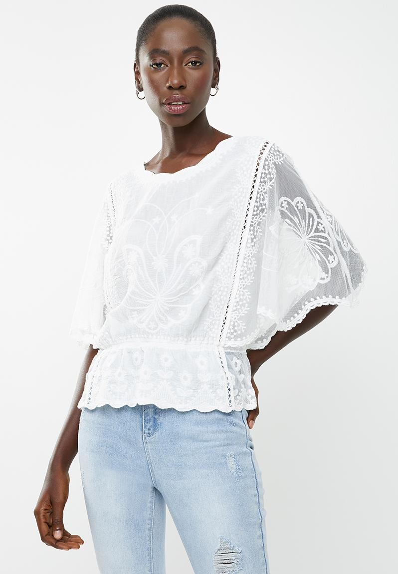 women embroidery top