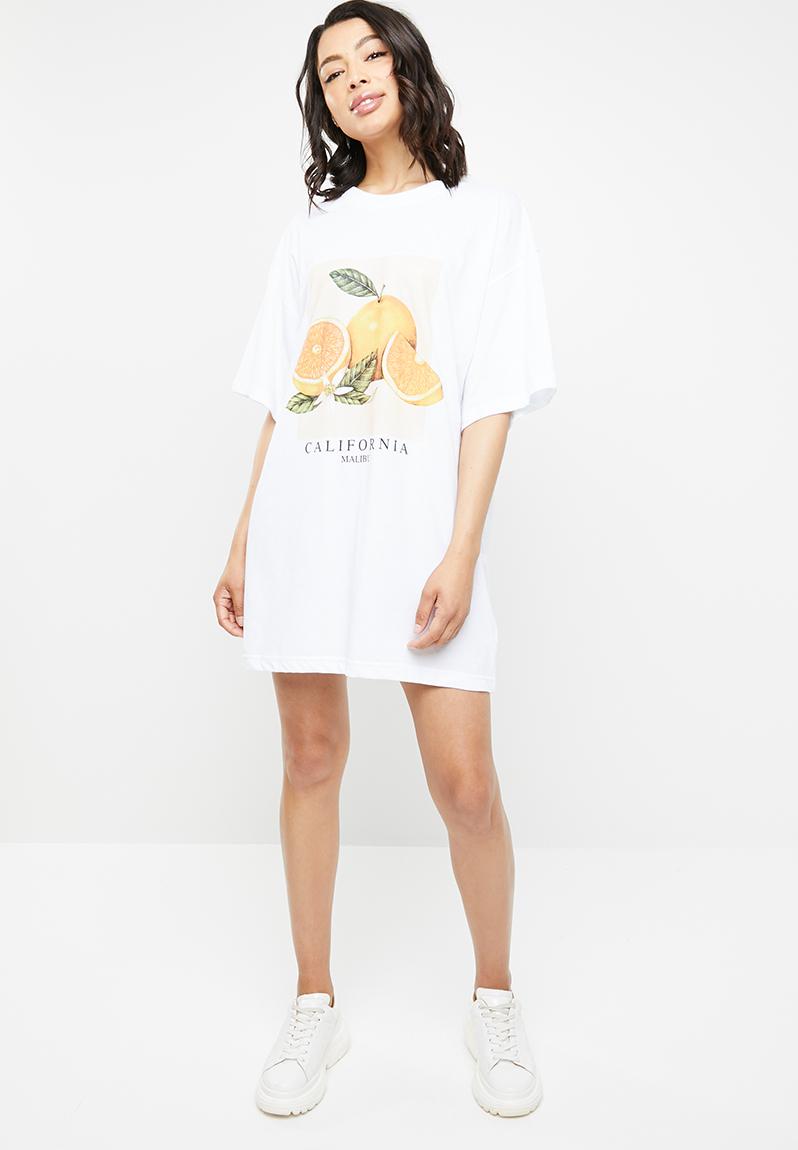 lemon t shirt dress