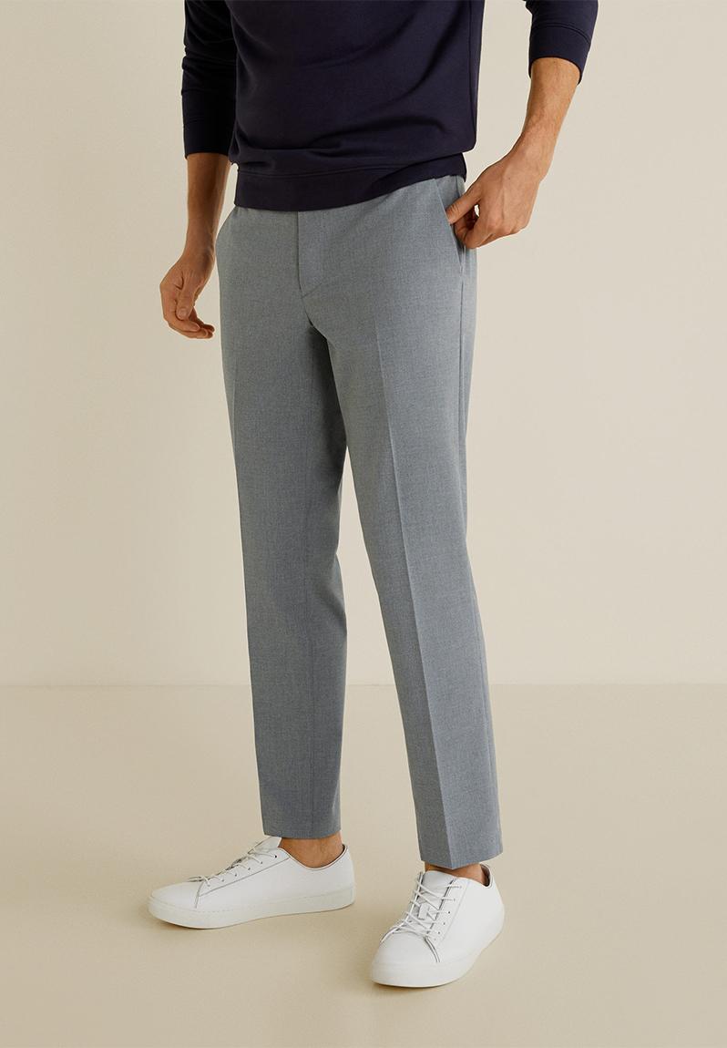 men's grey formal pants