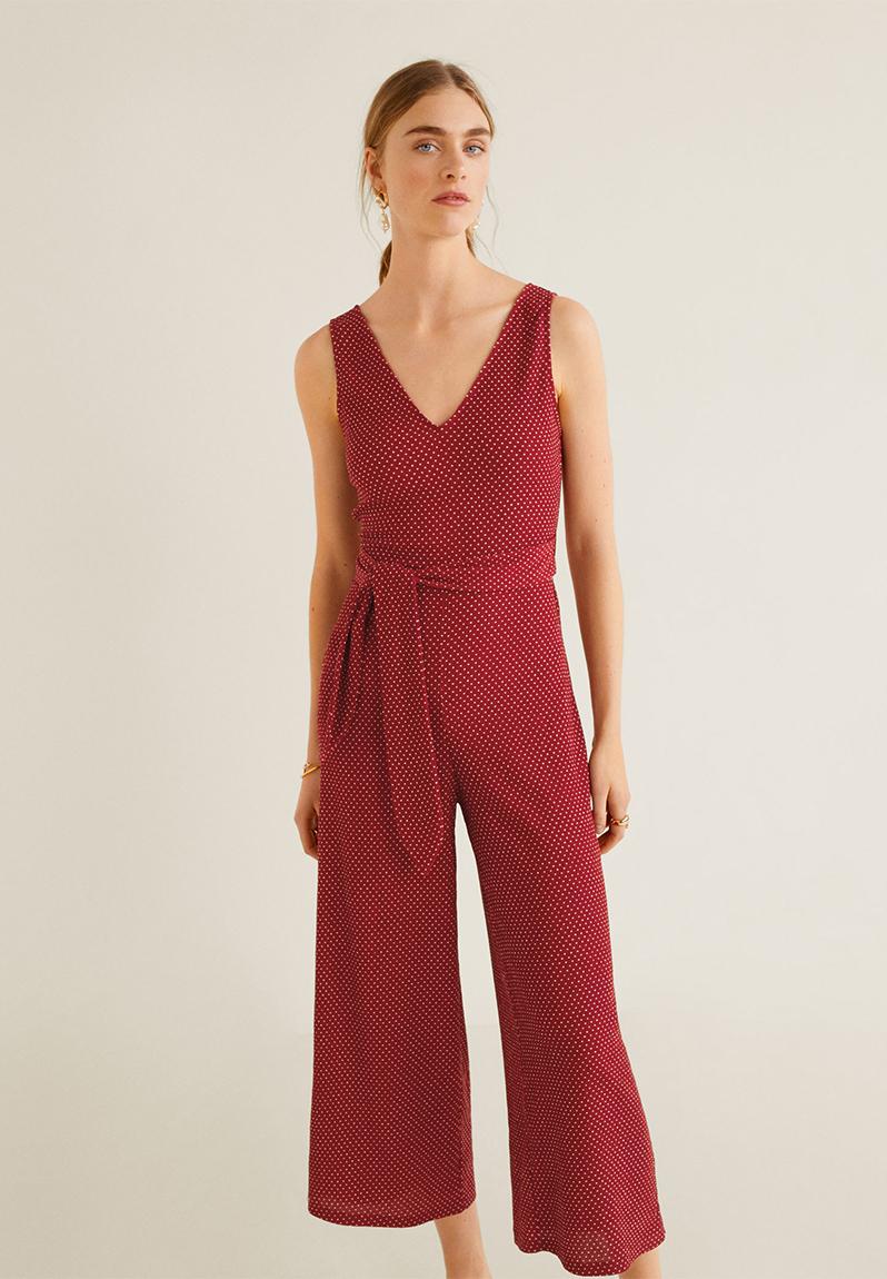mango spot jumpsuit