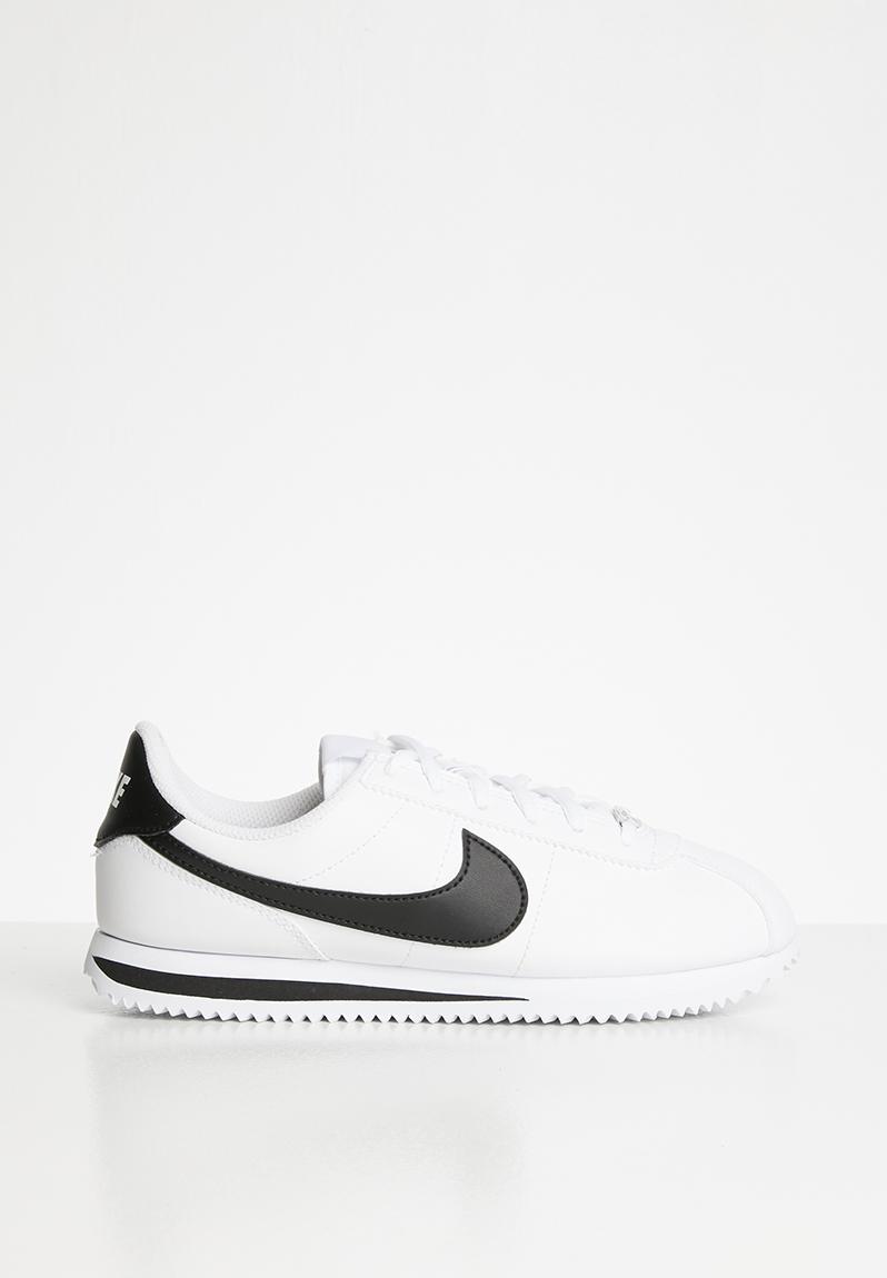 nike cortez plain white