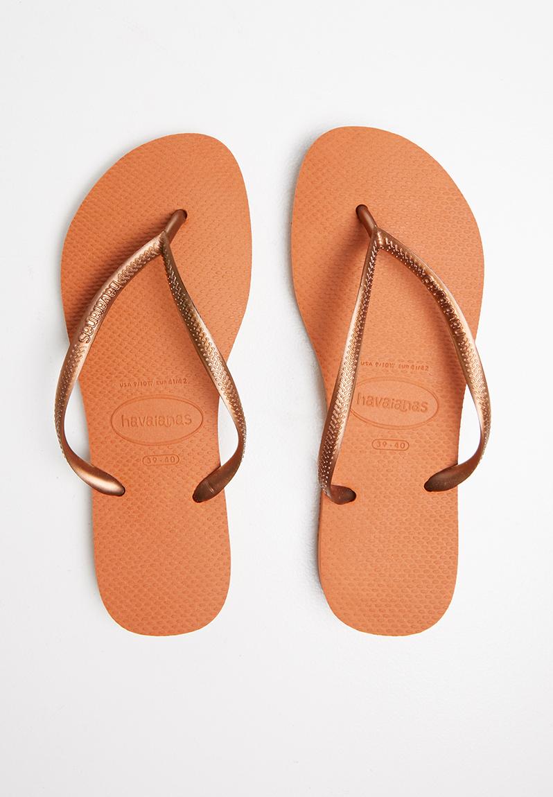 Slim - bronze orange Havaianas Sandals & Flip Flops | Superbalist.com