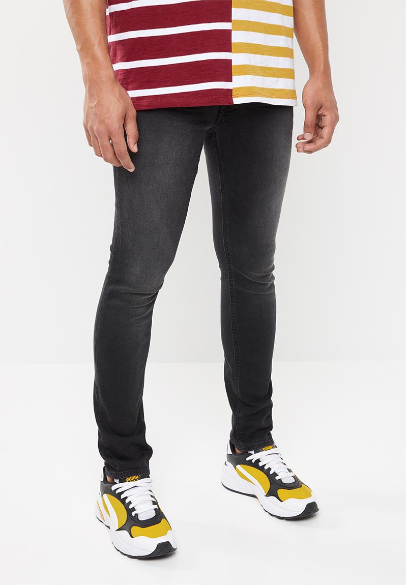 men's black guess jeans