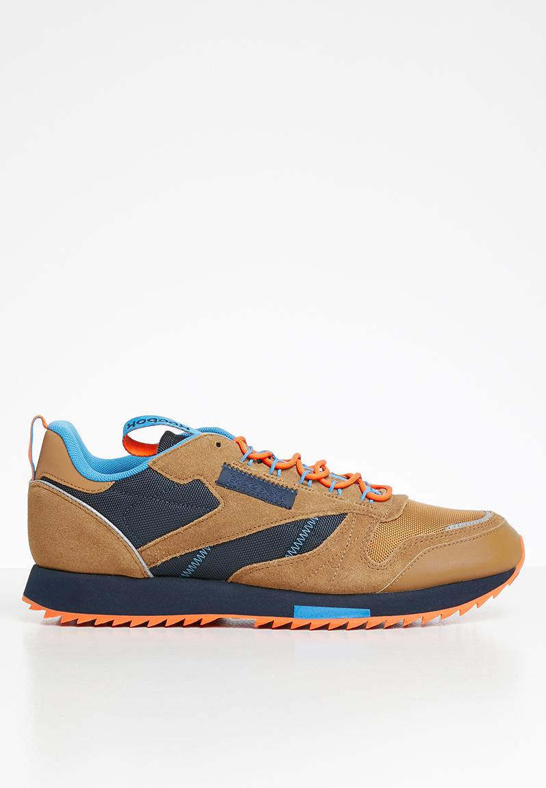 classic leather ripple trail shoes