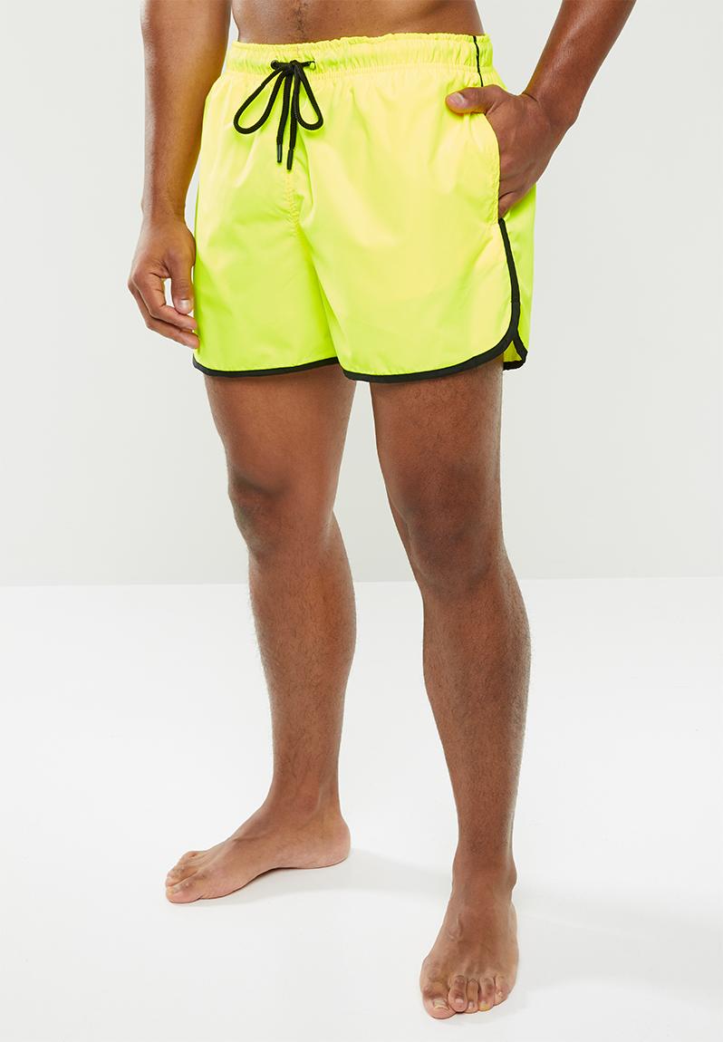 Ennis neon swim shorts - yellow Brave Soul Swimwear | Superbalist.com