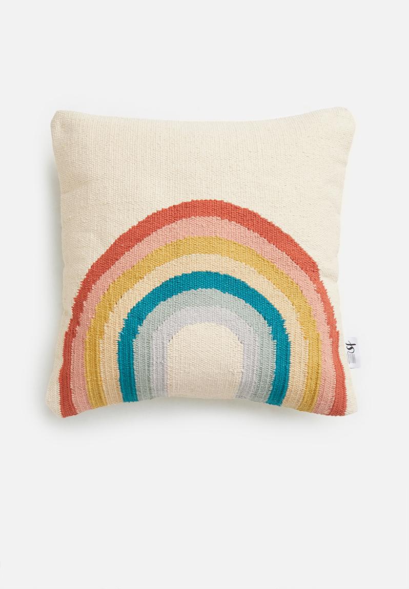 Rainbow cushion cover - multi Sixth Floor Scatter Cushions & Blankets ...