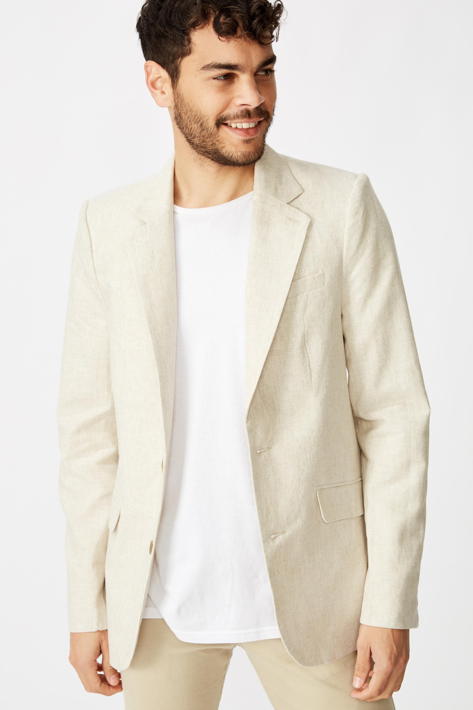 Linen blazer - oatmeal Cotton On Jackets | Superbalist.com