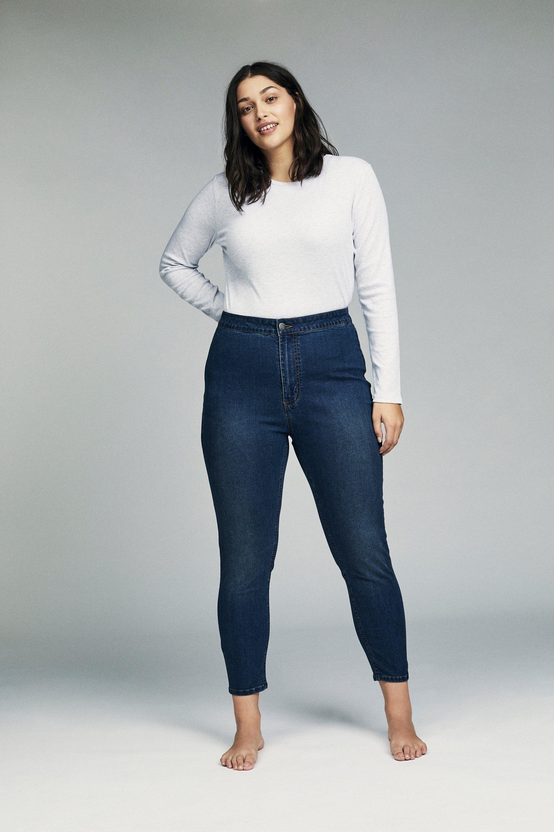 Curve Ashley High Jegging Mid Blue Cotton On Jeans 