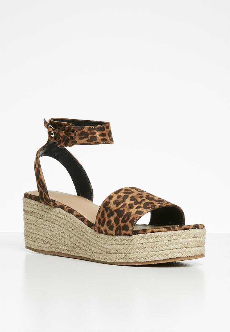 Yuna espadrille flatform - leopard Superbalist Heels | Superbalist.com