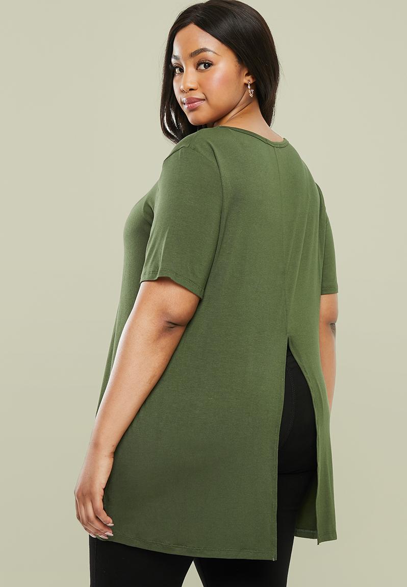 damen top khaki