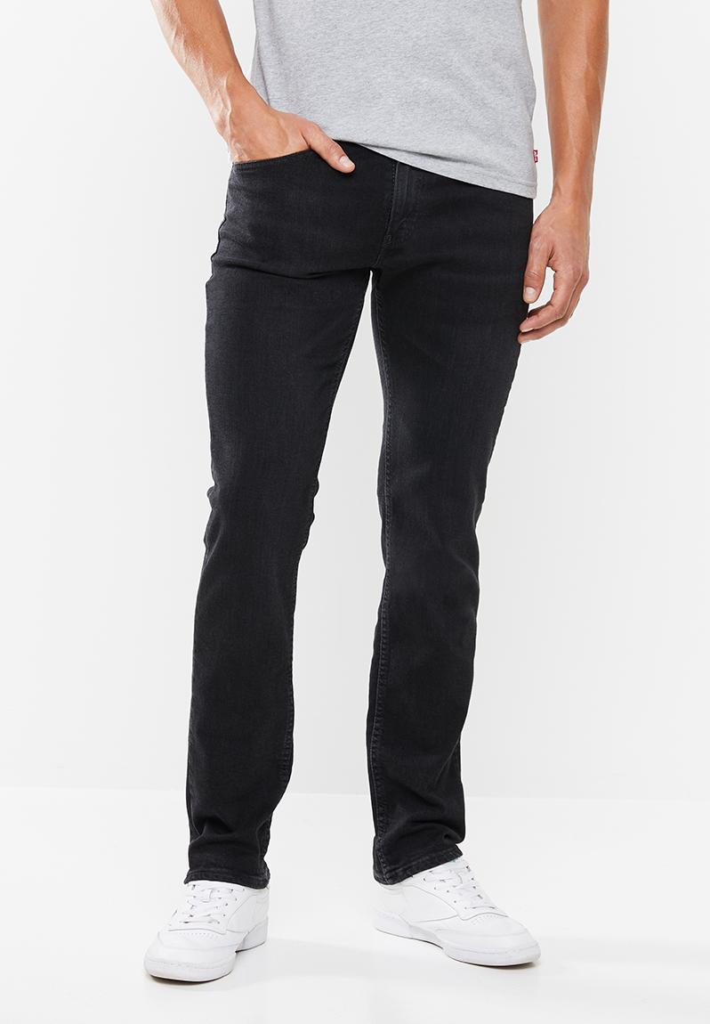 men's levi's black slim fit jeans