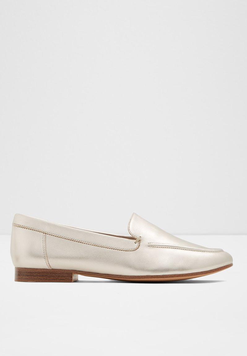 Joeya leather loafer 022 pewter ALDO Pumps & Flats