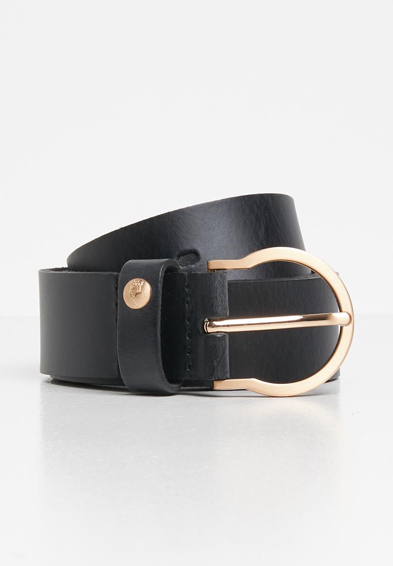 Elizabeth leather belt - black POLO Belts | Superbalist.com