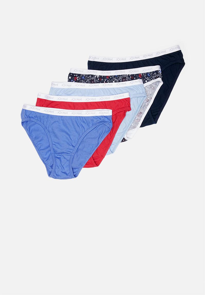 Girls 5pk print french cut - multi Jockey Sleepwear & Underwear ...