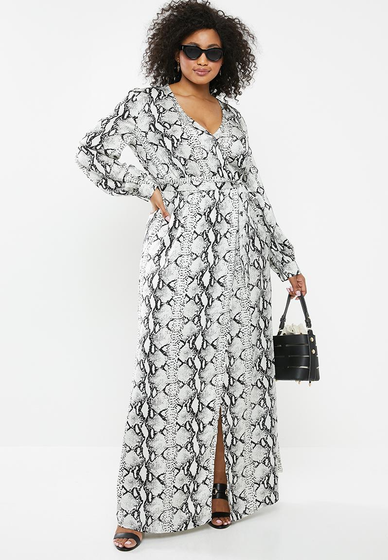 snake skin maxi