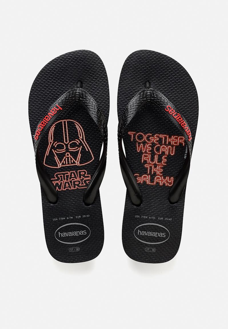 Star wars flip flop - black/red Havaianas Sandals & Flip Flops ...