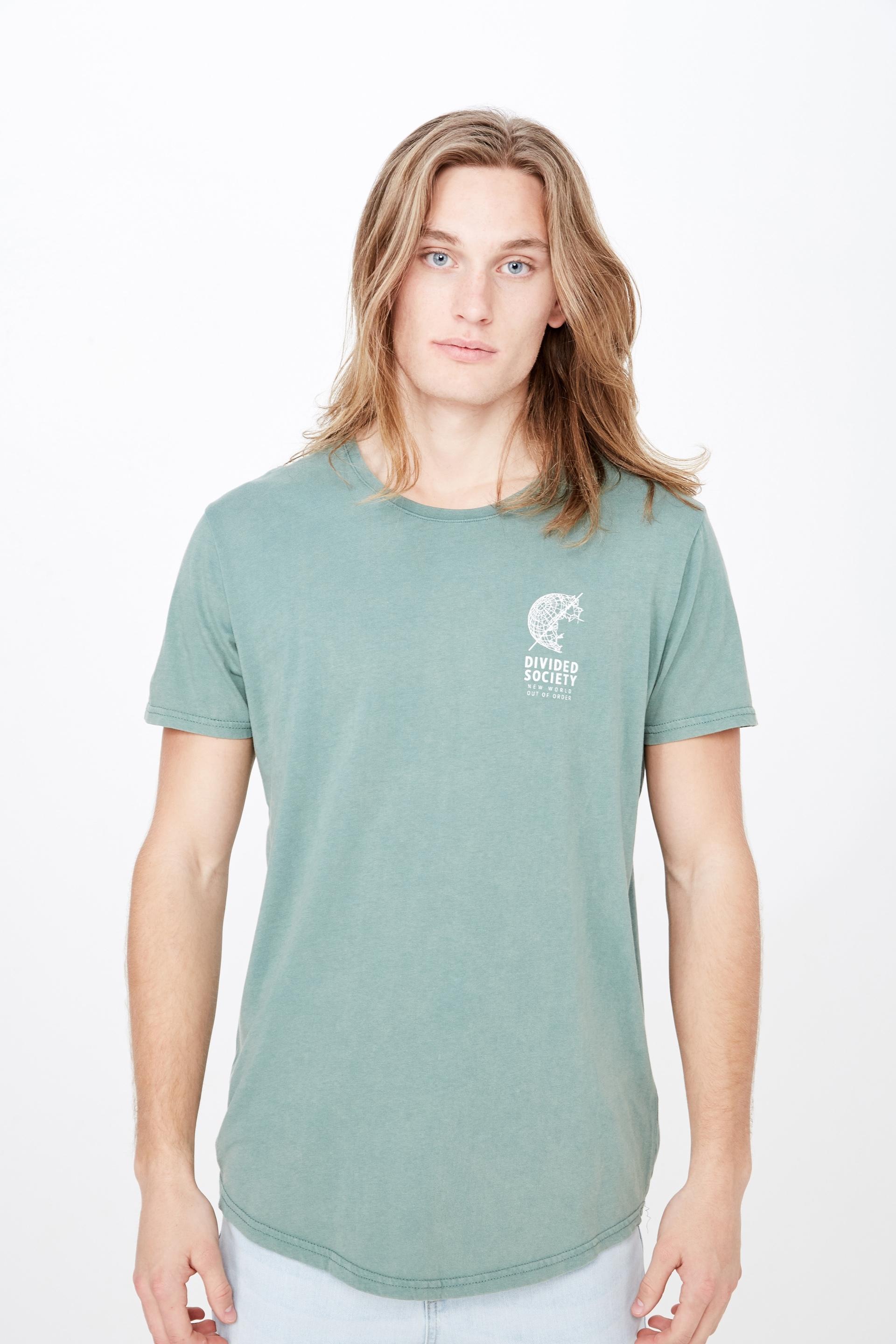 t shirts with curved hem